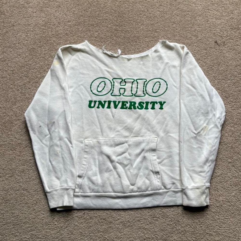 True Vtg 1960s/1970s Ohio‎ University Sweatshirt Size Small